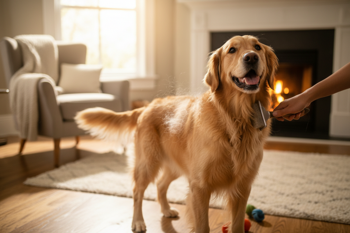 Cómo cepillar a tu mascota para reducir enredos y pelo suelto