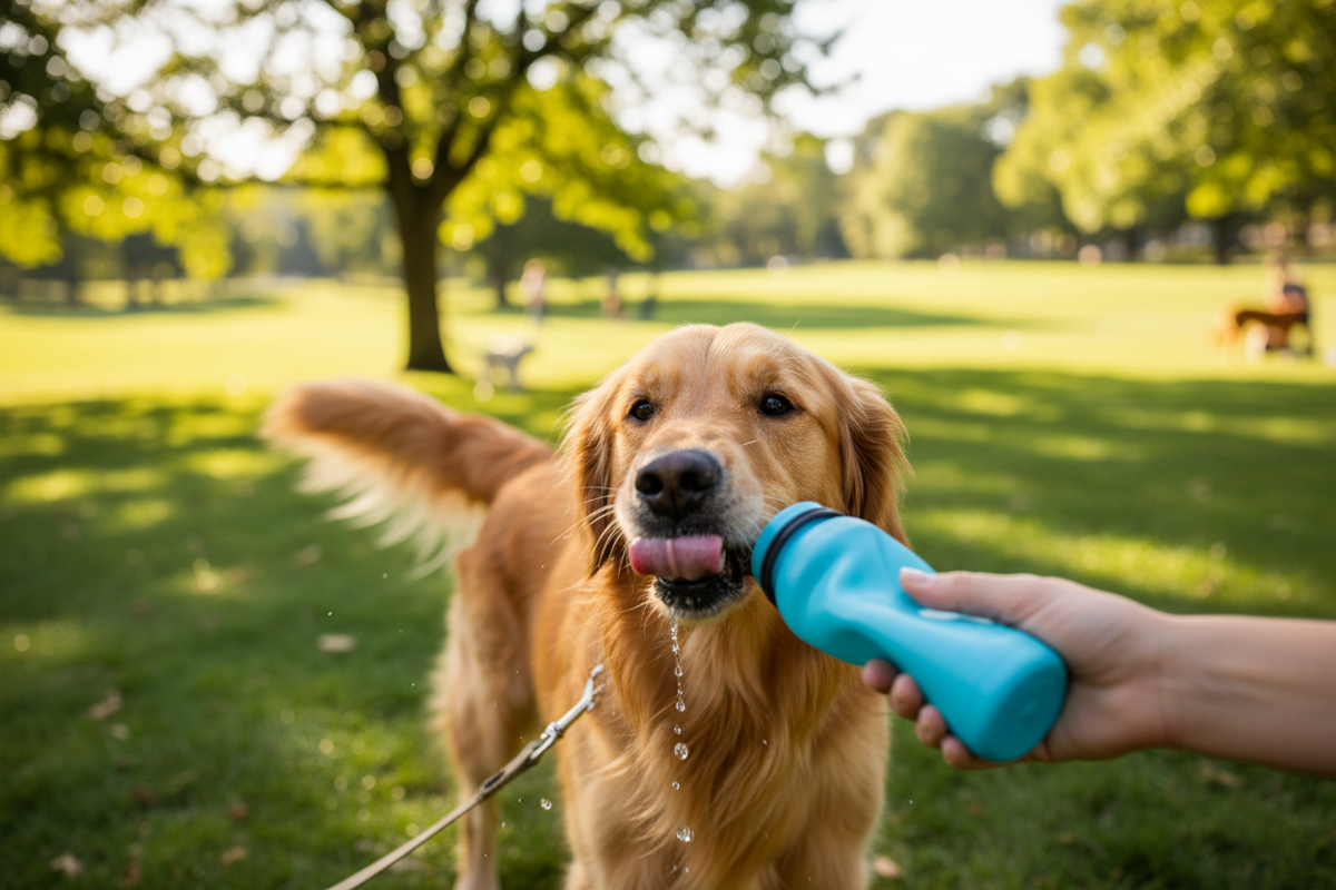Cómo mantener hidratada a tu mascota durante los paseos