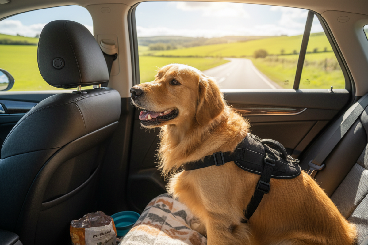 Cómo viajar en coche con tu mascota de forma más segura